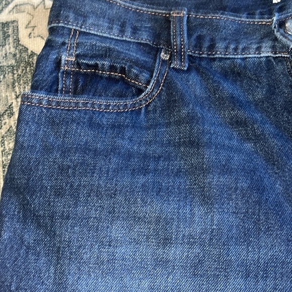 Old Navy women’s high rise slouchy straight dark jeans Size 12 - Picture 3 of 8